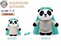 Boneka Panda Kostum Timur Tengah Kustom OEM Maskot Budaya Hewan Boneka untuk Suvenir Pariwisata