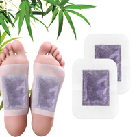 Patchs Détoxifiants Pieds à la Lavande Usine OEM Plâtre Soins Santé Relax Bio Kinoki Dissipent Toxines Coussinets Plantes Détox