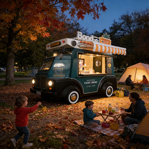 Carrito de Comida Personalizado, Remolque de Comida Rápida, Camión de Comida Móvil, Diseño Creativo, Venta Directa de Fábrica - Product Image 1