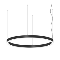 1200mm 1800mm Rond LED Lustre Circulaire Décoratif Led Anneau Pendentif Lampe Cercle Led Pendentif Lumière