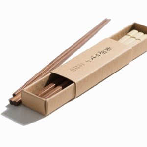 Rong Huan Chopsticks Packaging Box Kraft <b>Paper</b> Rectangular Pull Out Universal Packaging 250gsm Paperboard - Product Image 1