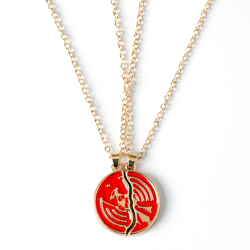 Metal Kamen Rider Necklace - Broken Necklace Eagle Eye Logo