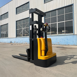 電動スタッカートラック ダブルシリンダースタッカー パレットリフトスタッカー 耐荷重1500kg 倉庫用電動フォークリフト - Product Image 1