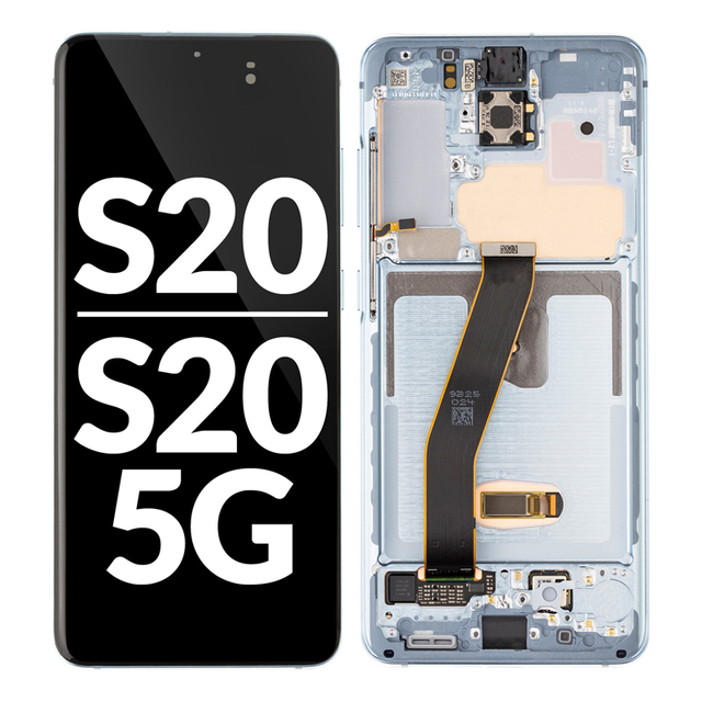 China Factory Oled Lcd for samsung galaxy S20 ultra S10 S8 S7 Edge S20 Plus S20 with Frame Lcd AMoled Replacement Repair Screen