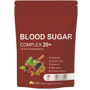 240 Gélules Souples Complexe de Contrôle du Sucre, Supplément à base de 20+ Herbes Naturelles Actives pour l'Amélioration du <span class=keywords><strong>Niveau</strong></span> d'Énergie, de la Vitalité et le Soutien Métabolique - Product Image 5