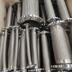 Kim loại mở rộng khớp bề mặt nhẵn thép không gỉ Epoxy tráng bện linh hoạt lắp ráp ống một di chuyển mặt bích Ống - Product Image 4