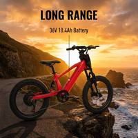 Sepeda Listrik Anak HeyBike Style Off Road 36V 500W Beban 120KG Rem Cakram Mekanik Lampu LED Ban Lebar E-Bike Komuter