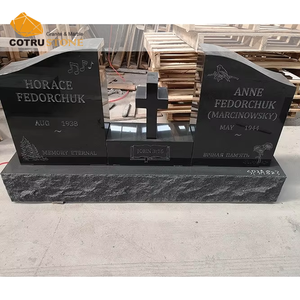 <span class=keywords><strong>Pierre</strong></span> <span class=keywords><strong>de</strong></span> tête en granit noir Style Kazakhstan - Product Image 4