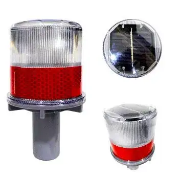 Feux de route à LED haute luminosité, signalisation de circulation solaire, peut être utilisée sur un cône de circulation