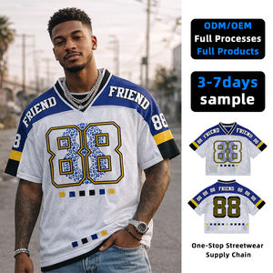 <b>Top</b> Ranking Men's Casual Hip Hop T-shirts Spandex/Polyester Knitted 200g Digital Printing Quick Dry OEM Service Custom <b>Patchwork</b> - Product Image 1