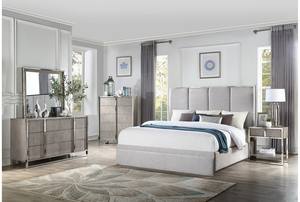True Quality <strong>Beautiful</strong> Queen Size Bedroom Furniture Luxury Double Modern <strong>Bed</strong> New Type - Product Image 6