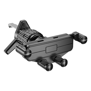 L 후크 클립 범용 자동차 에어 벤트 마운트 브래킷 360 도 회전 ABS 플라스틱 스마트 폰 홀더 - Product Image 6