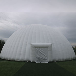Dôme gonflable personnalisé avec logo, imperméable, sphérique, pour terrain <span class=keywords><strong>de</strong></span> football, événements, fêtes, PVC résistant, <span class=keywords><strong>blanc</strong></span>, igloo gonflable géant - Product Image 2