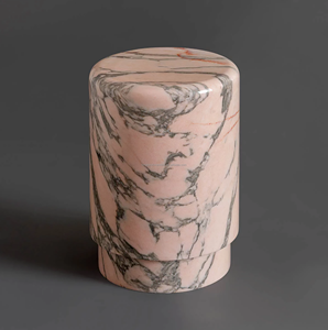 <span class=keywords><strong>Mesa</strong></span> de mármol de lujo Statuario Rosso, muebles de piedra únicos, <span class=keywords><strong>mesa</strong></span> auxiliar de mármol rosa cilíndrica, <span class=keywords><strong>Mesa</strong></span> <span class=keywords><strong>Marmol</strong></span> de esquina, <span class=keywords><strong>mesa</strong></span> moderna - Product Image 3