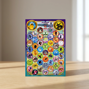 Cartes Slap Fidget en papier à design aléatoire Elite Pokemoned Push Pop Ddakji, jouet d'anime et de dessin animé pour enfants, vente en gros - Product Image 3
