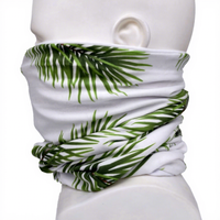 Cache-cou long sans couture en polaire pour l'hiver, imprimé floral personnalisé, élastique, unisexe, pour adultes et enfants, idéal pour la chasse, vente en gros