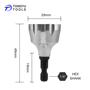 3-25 mét 1/4 "Hex deburring chamfer công cụ với Carbide lưỡi, bên ngoài khoét bit cho kim loại <span class=keywords><strong>Rod</strong></span> vít Bolt Threaded trục 3-25 mét - Product Image 6