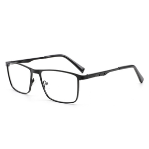 Monturas de Gafas Cuadradas de Metal Personalizadas con <span class=keywords><strong>Lentes</strong></span> Transparentes <span class=keywords><strong>para</strong></span> Gafas Graduadas Ópticas <span class=keywords><strong>para</strong></span> Hombre RTM-84011 - Product Image 5