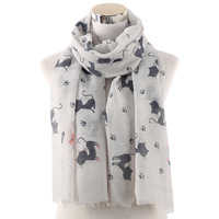 Crème solaire chat motif Animal châle nouveau Style coton lin mains sentiment écharpe Hijab châle écharpe pour les femmes