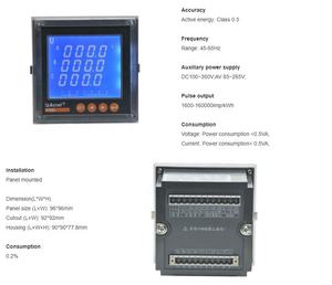 Inversor <span class=keywords><strong>Huawei</strong></span>, uso Acrel, paneles de vatios de carga Solar Pv, medidor de energía inteligente, CA para red Solar - Product Image 4