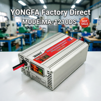 Chargeur de batterie intelligent électrique YONGFA 12V 10A avec affichage numérique et QC2.0 pour batterie au plomb-acide de voiture et de moto CE ROHS