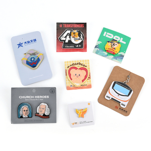 定制批发徽章 耐用锌合金金属徽章工厂定制设计空白徽章 - Product Image 4