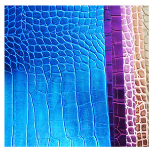 Cuero sintético con relieve de cocodrilo, para bolsos, Material de PU - Product Image 1