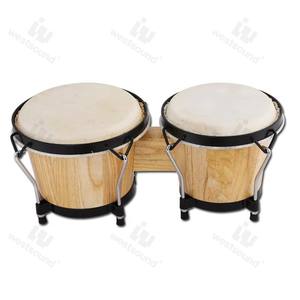 Tambor <span class=keywords><strong>Bongo</strong></span> profesional de 6 + 7 pulgadas hecho a mano tambor Latino <span class=keywords><strong>africano</strong></span> piel de oveja hecho a mano - Product Image 4
