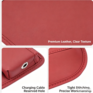 Organizer in Pelle PU per Fessure del Sedile Auto, Scatola Portaoggetti per Console con Portabicchieri - Product Image 5