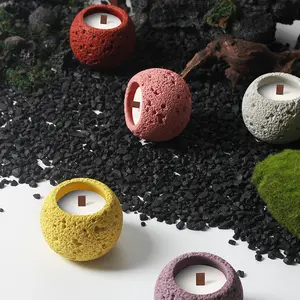Velas de aromaterapia de gama alta para el hogar de cerámica minimalista y creativa nórdica, velas DIY, tazas vacías