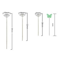 Aiguilles en diamant transparentes en alliage pour la confection de vêtements DIY, le découpage, le patchwork et le positionnement – Vente directe usine, emballage en vrac