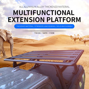 JFC-3003 4x4 Plateforme de camion de style blindage en aluminium populaire, en alliage <span class=keywords><strong>d</strong></span>'aluminium, corps fin, Land Criser 100 200 Prado Defender, galerie de toit plate - Product Image 2