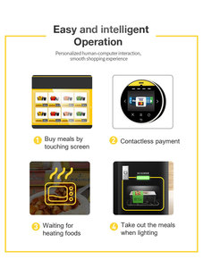 TCN Maquina Expendedora De Comida Caliente Hot Dog Hot Food Máquina <span class=keywords><strong>Vending</strong></span> com 32 Polegadas Touch Screen - Product Image 5