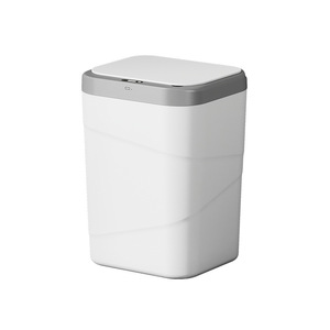 <span class=keywords><strong>Poubelle</strong></span> <span class=keywords><strong>automatique</strong></span> sans contact avec capteur de mouvement et couvercle, <span class=keywords><strong>poubelle</strong></span> intelligente à induction pour cuisine, bureau, toilettes, hôtel et usage domestique - Product Image 6