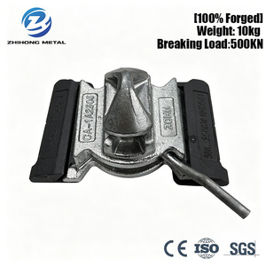 Base de fixation à queue d'aronde Zhihong NS08 à 45 degrés, 500KN, en acier forgé galvanisé à chaud, <span class=keywords><strong>pour</strong></span> conteneurs empilables – Vente chaude - Product Image 2