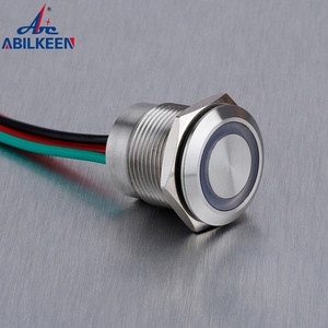 Tạm thời trên chiếu sáng 16mm 19mm màu xanh dẫn ánh sáng gương kim loại cảm ứng chuyển đổi với 150mm dây dẫn - Product Image 2