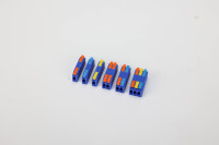 Mini-borne de raccordement compacte réutilisable en laiton, à levier, pour câble électrique, bleue, 16A 300V, connexion sécurisée en ligne