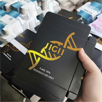 Boîte en carton personnalisée avec impression holographique pour flacons de 3 ml et 10 ml, plusieurs tailles disponibles (4, 5, 10 pièces) avec plateaux en plastique