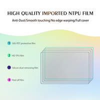 18x12CM matériau de la Machine de découpe Hydrogel souple TPU HD Film Hydrogel transparent TPU Film Nano givré protecteur d'écran avant arrière
