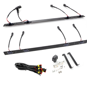 Dễ dàng cài đặt chiếu sáng màu vàng băng màu xanh xe Huy hiệu logo LED phía trước nướng màu vàng LED ánh sáng - Product Image 2