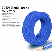 Cable Eléctrico BV al por Mayor, de un Solo Núcleo, Conductor de Cobre, Aislamiento de PVC, para Cableado Eléctrico en Interiores de Edificios