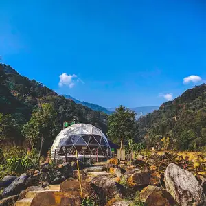 Geodesic Vòng Dome lều cho triển lãm thương mại glamping lều