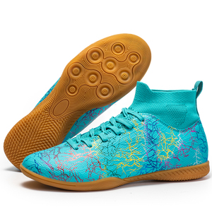 Chaussures de football de sport d'extérieur unisexes pour enfants 2026, chaussures de <span class=keywords><strong>futsal</strong></span> d'entraînement antidérapantes pour le printemps, tige en PU, excellent choix - Product Image 3