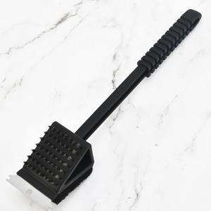 Cepillo para parrilla Ztc531, herramienta de limpieza duradera con mango largo de acero inoxidable para parrillas de barbacoa - Product Image 1