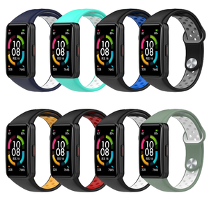 Bracelet de remplacement en TPU pour montre connectée Huawei <span class=keywords><strong>Band</strong></span> <span class=keywords><strong>6</strong></span> Pro NFC et <span class=keywords><strong>Honor</strong></span> <span class=keywords><strong>Band</strong></span> 7 <span class=keywords><strong>6</strong></span> - Product Image 1