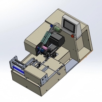 Distributeur automatique de ruban adhésif avec emballage demi-plié pour serre-câbles