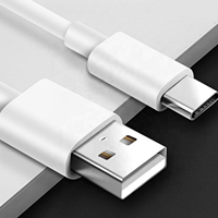 Câble de charge rapide magnétique USB-A vers Type-C HNT ODM/OEM 1m avec conducteur en cuivre pur 3A PD pour téléphones mobiles