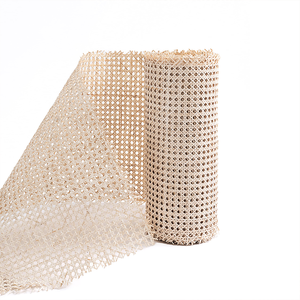 Tessuto sintetico rotolo di plastica Rattan canna materiale Open Rattan maglia per la decorazione della casa - Product Image 1