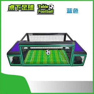 เครื่องเล่นวิดีโอเกมในเมือง เครื่องเล่นเกมขนาดใหญ่ สนามเด็กเล่นในร่ม สถานีฟุตบอลใต้โต๊ะ โต๊ะคู่สำหรับเล่นฟุตบอล - Product Image 3
