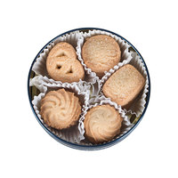 Biscuits au beurre et au fromage croustillants sucrés de marque Lailihong Biscuits aromatisés aux œufs et au miel Fournitures de fabrication en boîte sans sucre
